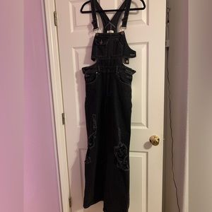 Urban Outfitters Black Overalls (BDG)
